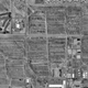 El cementerio visto desde el aire en 1992. Todas esas pequeñas cruces blancas son aviones